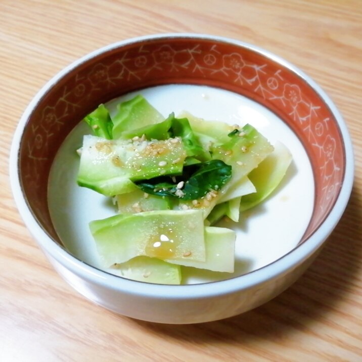 レンジで簡単☆ブロッコリーの茎～ごま油風味